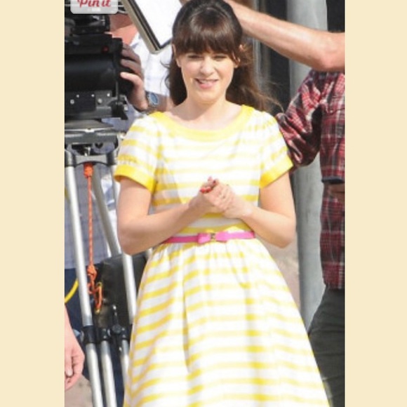 Ted Baker Yellow Striped Dress - Picture 8 of 8